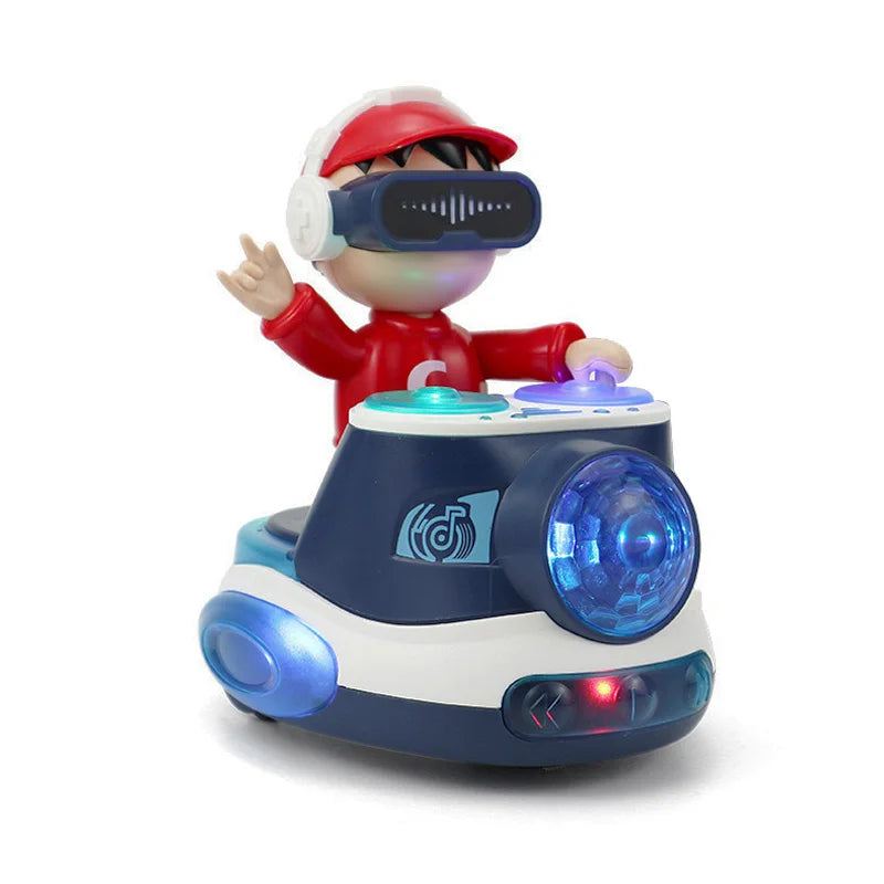 Toddler DJ Car Electronic DJ Bouncin Beats with Music Lights Bouncing Action Swing Dancing Learning Interactive Toy for Kid Gift