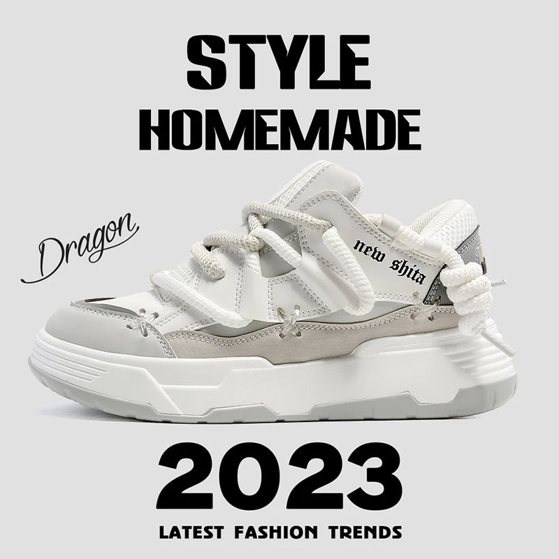 Women's Luxary Chunky Sneakers 2024 Mesh Breathable Shoes for Men Sports Running Casual Ladies Fitness Vulcanize Shoes