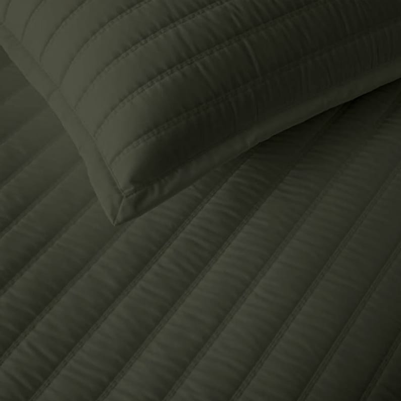 Channel stitch - Pure Linen Quilt Sets-2