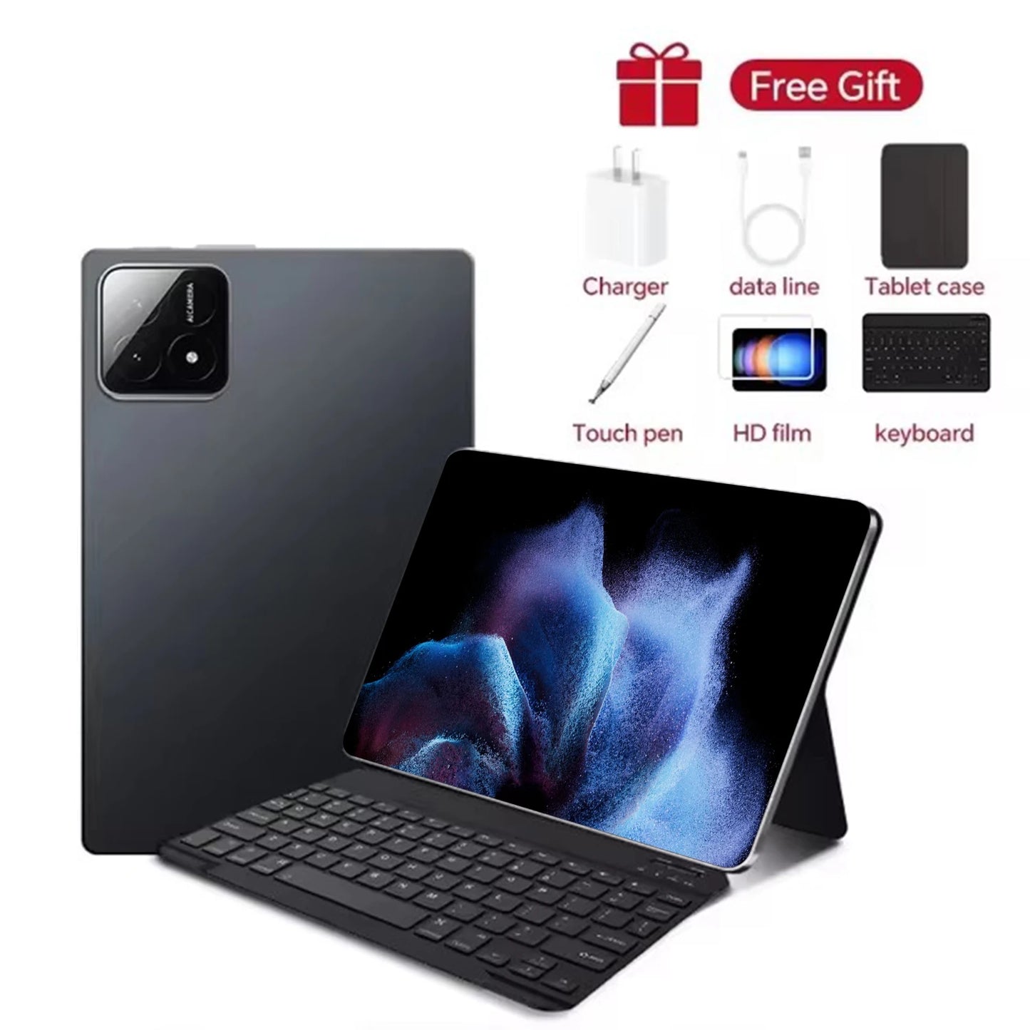 2026 5G Tablet Android 13.0 Brand New 10.36 inch 16GB RAM 1TB ROM Tablet 16MP 32MP 12000mAh 10Core WIFI Bluetooth Network Tablet