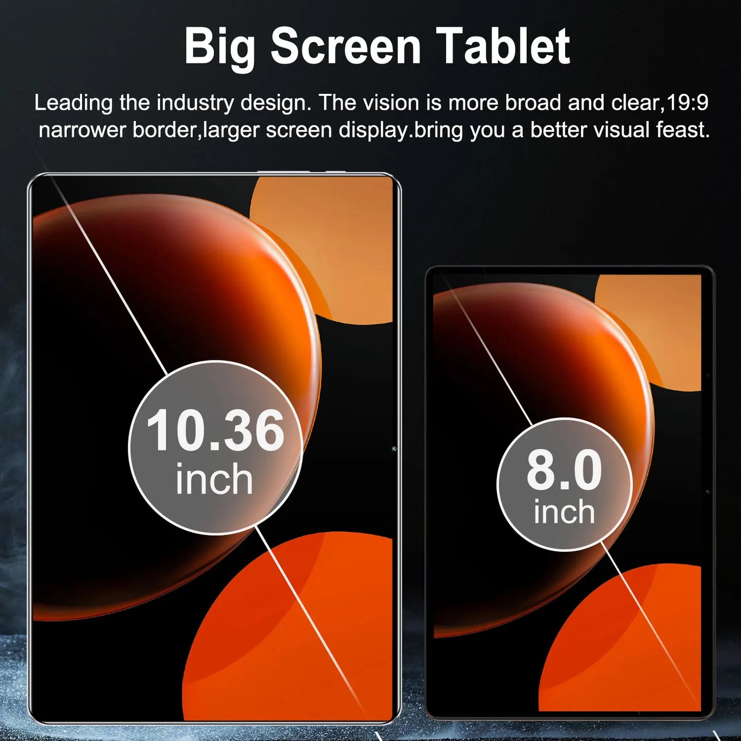 2026 5G Tablet Android 13.0 Brand New 10.36 inch 16GB RAM 1TB ROM Tablet 16MP 32MP 12000mAh 10Core WIFI Bluetooth Network Tablet