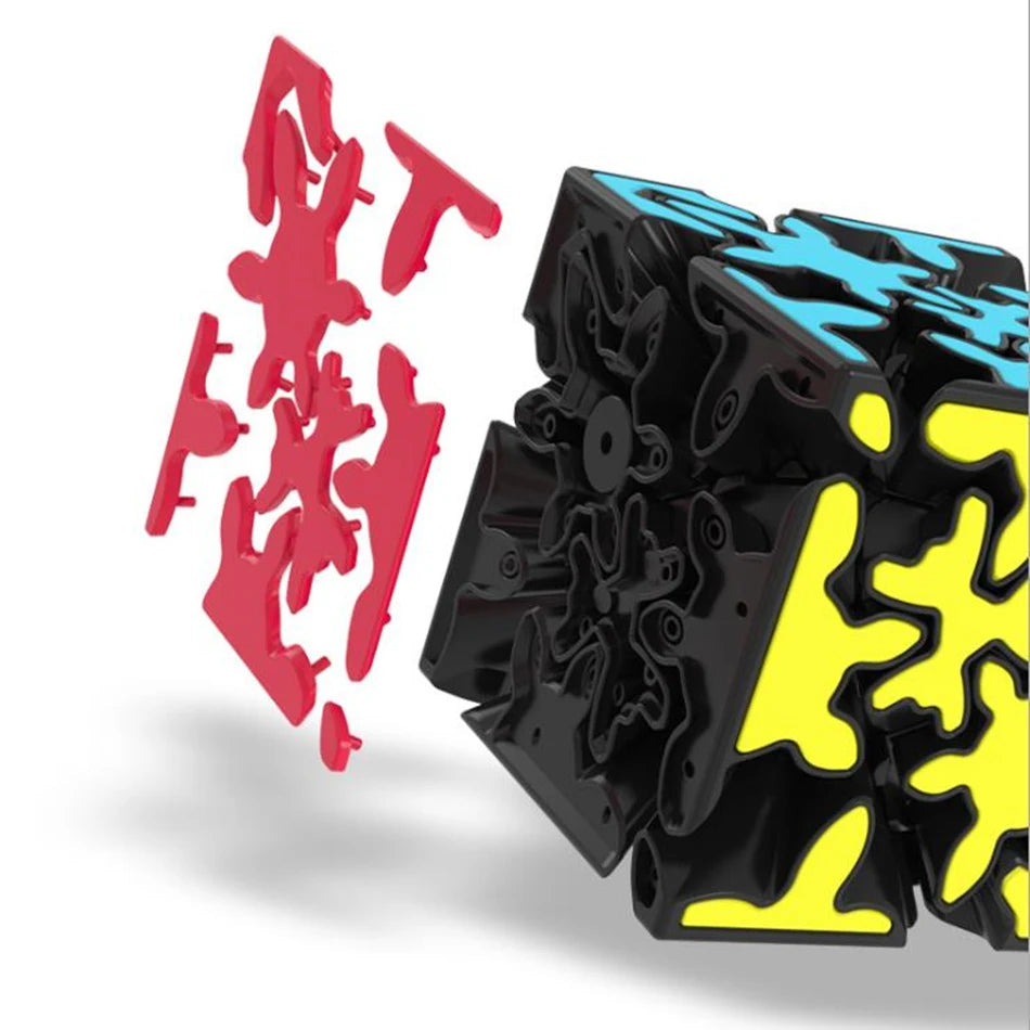 QiYi Super IVY Speed Cube MoFangGe Corner Mastermorphix Cube Triangle Pyramid Magic Cube Gear Shape Educational Toys Puzzle