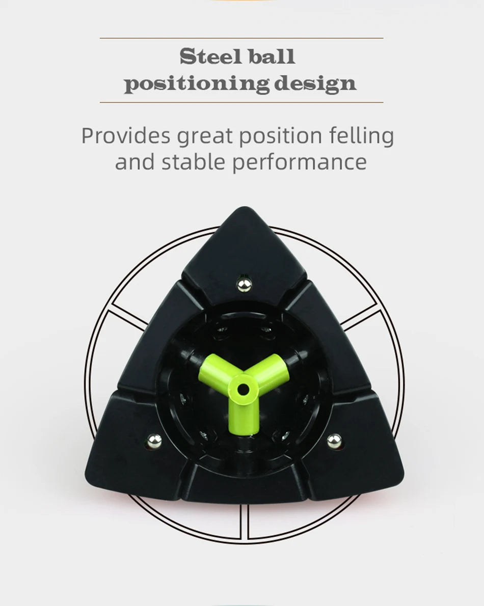 QiYi Super IVY Speed Cube MoFangGe Corner Mastermorphix Cube Triangle Pyramid Magic Cube Gear Shape Educational Toys Puzzle