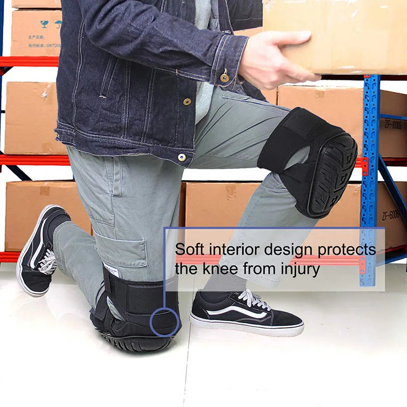 Work Knee Pads with Gel Padding Adjustable Straps Protect Good Shock And Cushioning Knee Pads for Gardening Construction Worker