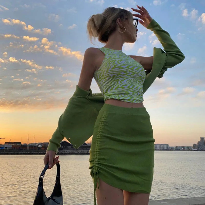 21 Style Sexy Vintage Strappy Y2K Halter Crop Top Women Summer 90s Backless Cami Tops Tees Ladies Fashion Fitness Camisole Party