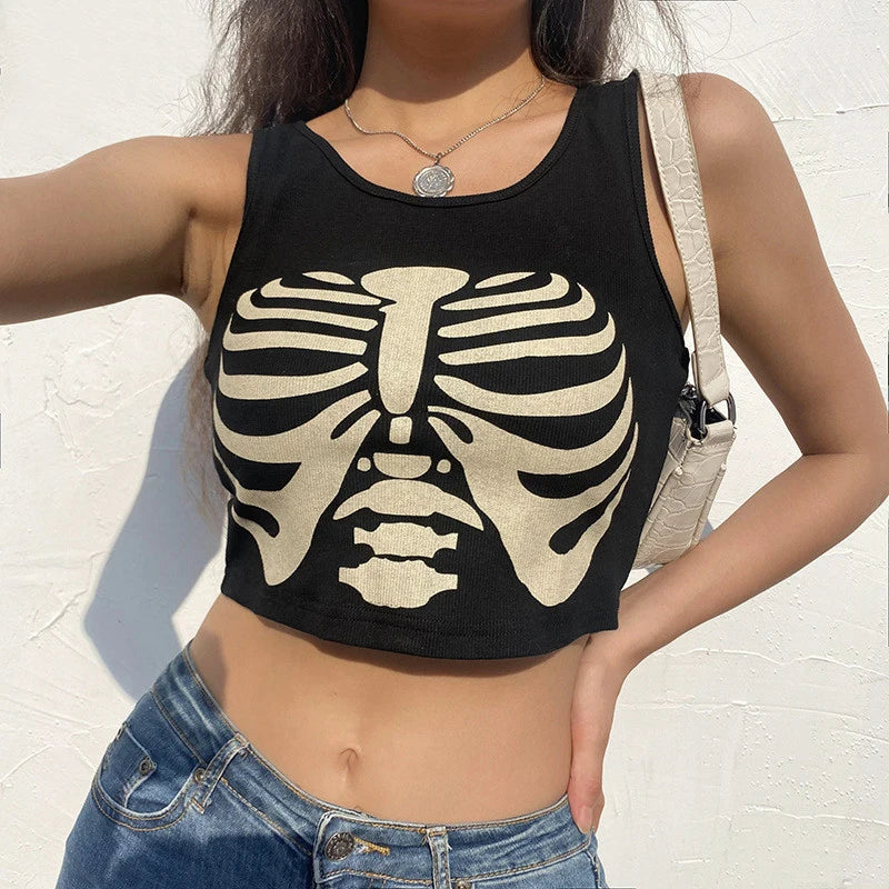 21 Style Sexy Vintage Strappy Y2K Halter Crop Top Women Summer 90s Backless Cami Tops Tees Ladies Fashion Fitness Camisole Party