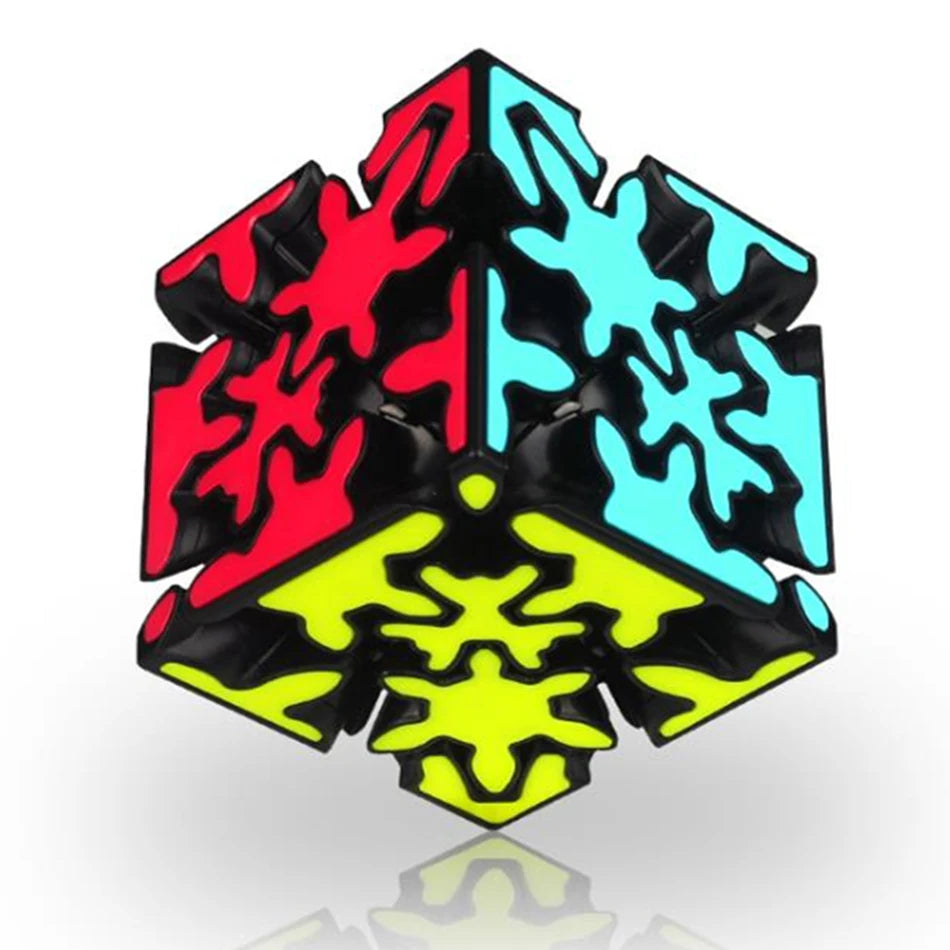 QiYi Super IVY Speed Cube MoFangGe Corner Mastermorphix Cube Triangle Pyramid Magic Cube Gear Shape Educational Toys Puzzle