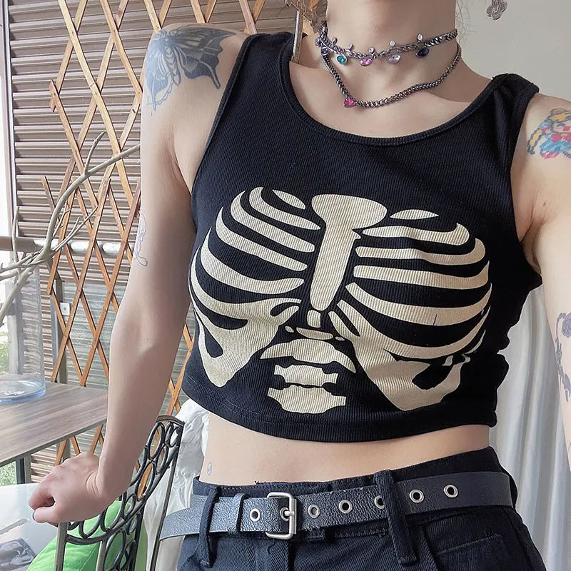 21 Style Sexy Vintage Strappy Y2K Halter Crop Top Women Summer 90s Backless Cami Tops Tees Ladies Fashion Fitness Camisole Party