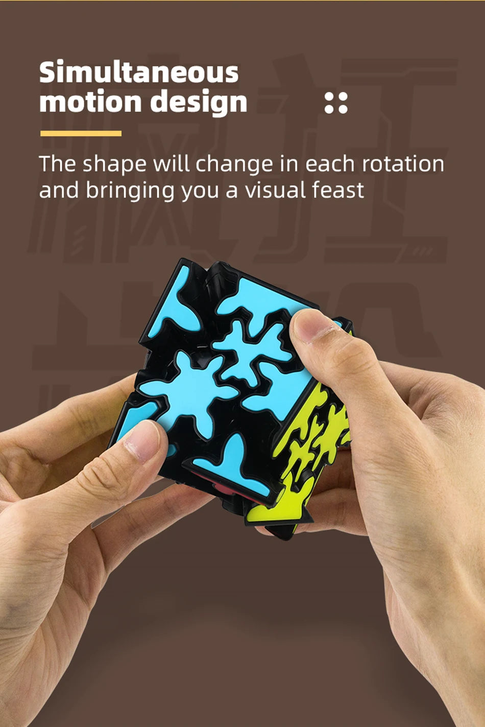QiYi Super IVY Speed Cube MoFangGe Corner Mastermorphix Cube Triangle Pyramid Magic Cube Gear Shape Educational Toys Puzzle