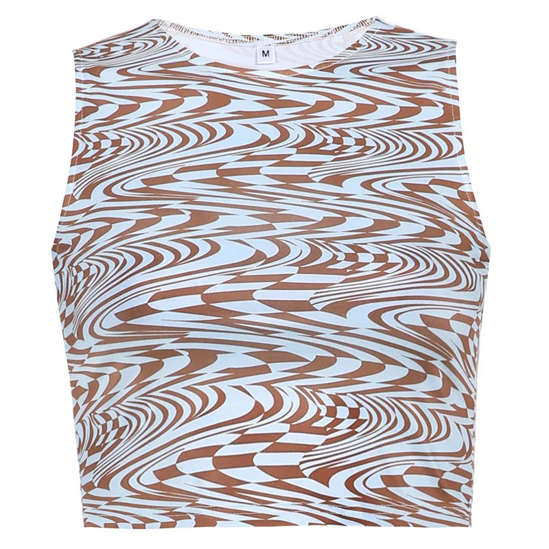 21 Style Sexy Vintage Strappy Y2K Halter Crop Top Women Summer 90s Backless Cami Tops Tees Ladies Fashion Fitness Camisole Party