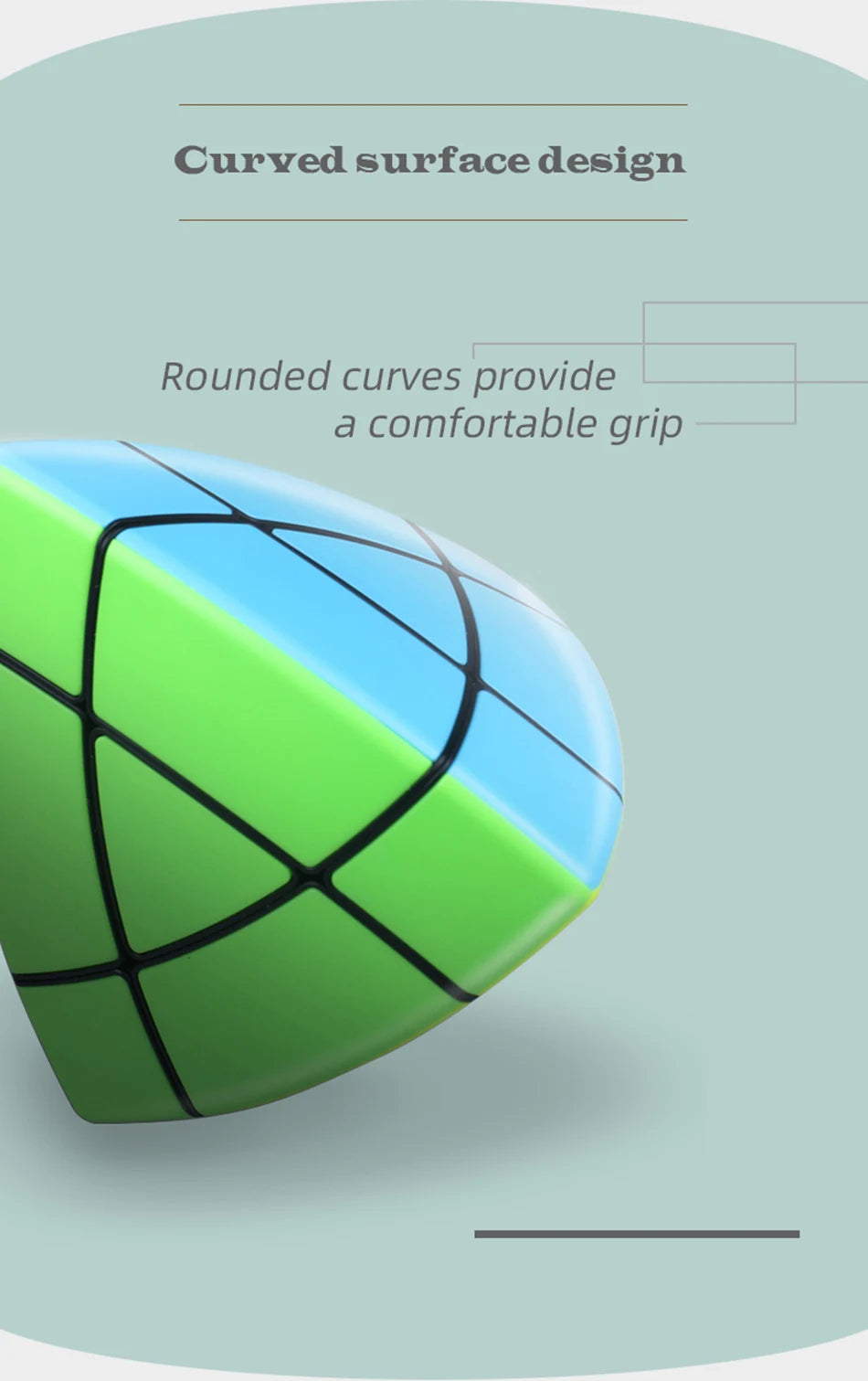 QiYi Super IVY Speed Cube MoFangGe Corner Mastermorphix Cube Triangle Pyramid Magic Cube Gear Shape Educational Toys Puzzle