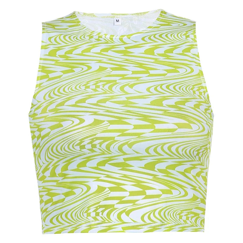21 Style Sexy Vintage Strappy Y2K Halter Crop Top Women Summer 90s Backless Cami Tops Tees Ladies Fashion Fitness Camisole Party