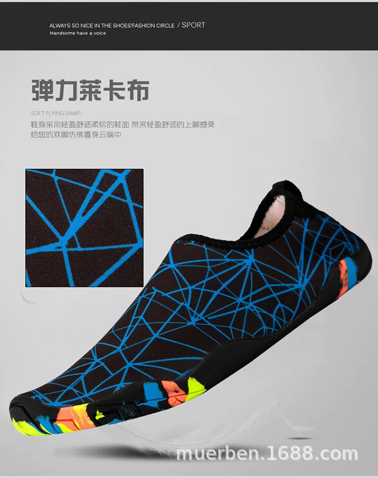KUAIBULONG Unisex Shoes Swimming Shoes Water Shoes Beach Shoes Lovers Yoga Women's Fitness Shoes