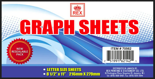Rex Graph Paper Pack of 50 sheets