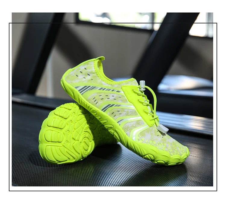 Indoor Fitness Shoes Men Women Yoga Treadmill Barefoot Shoes Gym Special Shock-absorbing Skipping Shoe Non-slip Training Sneaker