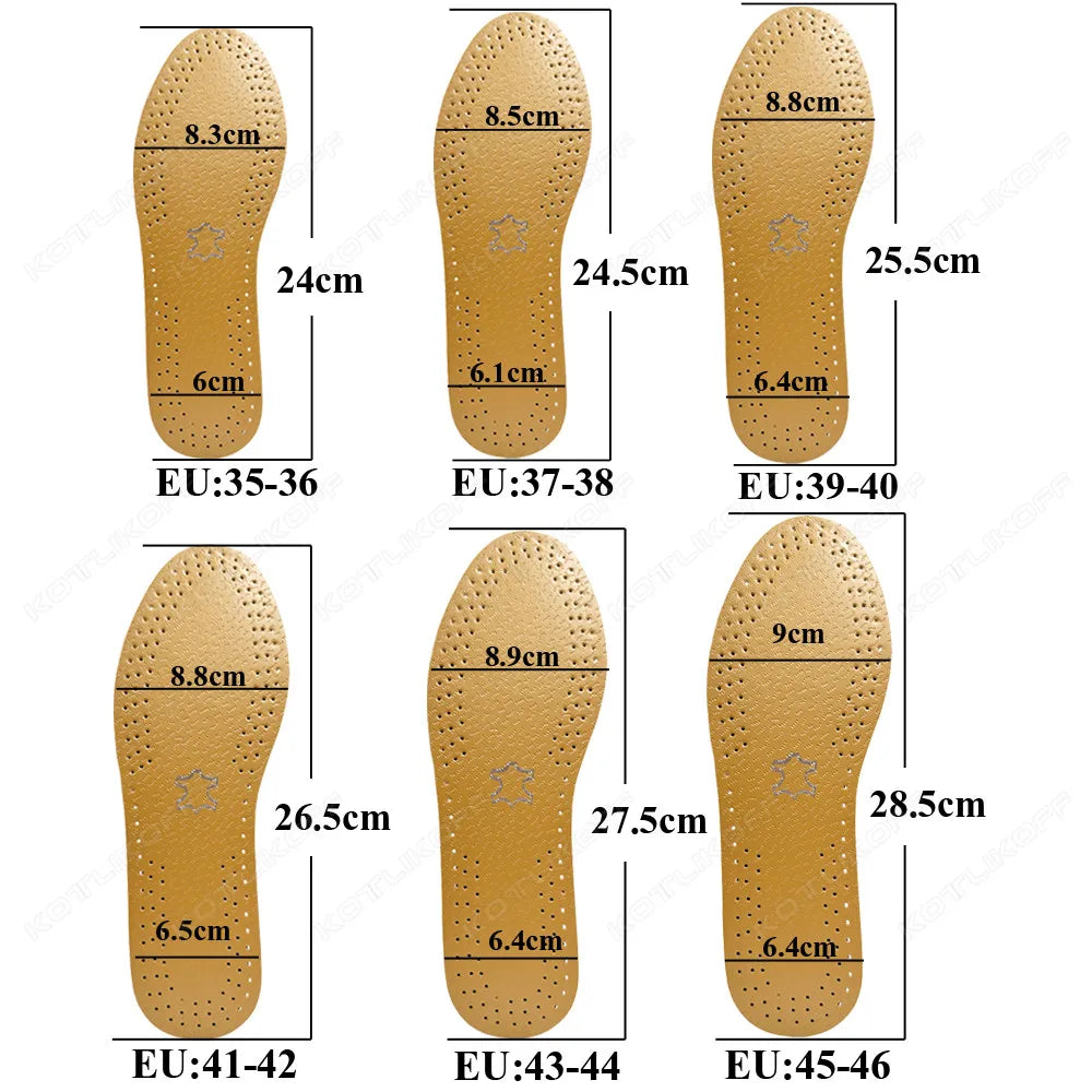 Ultra Thin Breathable Leather Shoe Insoles For Women Men Business Shoes Pads Soft  Absorb Sweat Deodorant ReplacementInner Soles