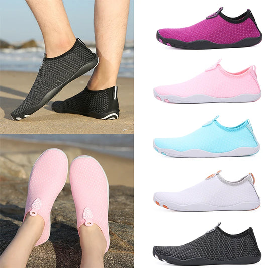 Lager Size Unisex Outdoor Aqua Shoes Couples Vacation Beach Barefoot Swimming Shoes Indoor Fitness Yoga Shoes 35-46#
