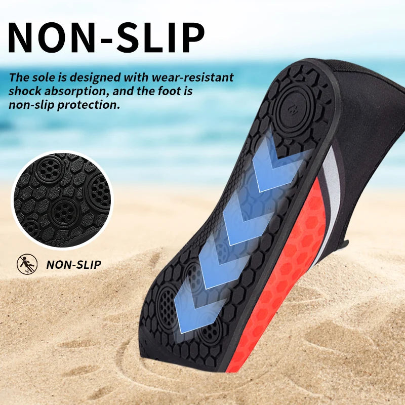 Diving Shoes Women Aqua Shoes Men Beach Swimming Water Sport Socks Barefoot Sneaker Fitness Dance Swim Surfing Snorkeling Shoe