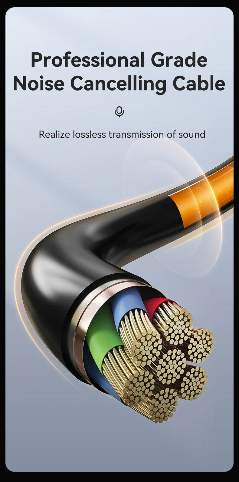 HiFi Wired Headphones with Microphone Noise-Cancelling Dynamic Earphones In Ear Earbuds Bass Headset For Sports Fitness Music