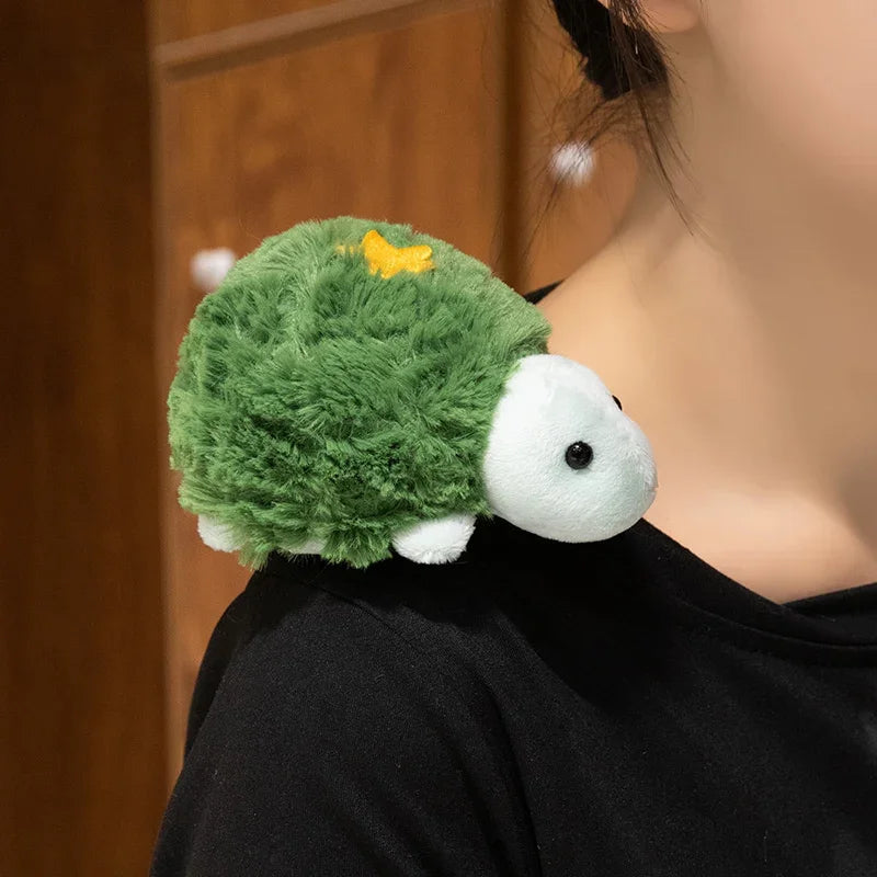 10 Kinds Of Animals Plush Toys With Magnets Can Stand On Your Shoulder Cartoon Cute Stuffed Dolls Birthday Gifts For Kids