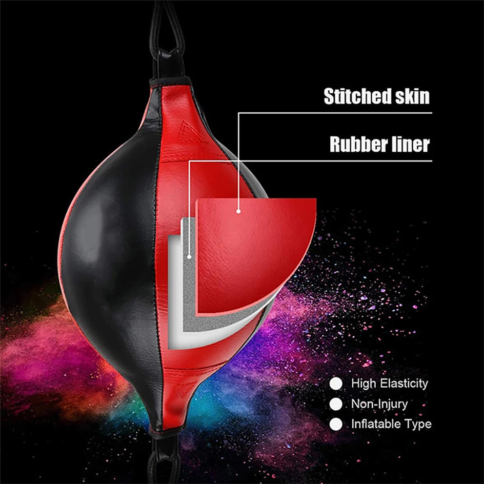 Quality PU Punching Ball Pear Boxing Bag Training Reaction Speed Speed Balls Fitness Training Hanging Boxing Speed Ball