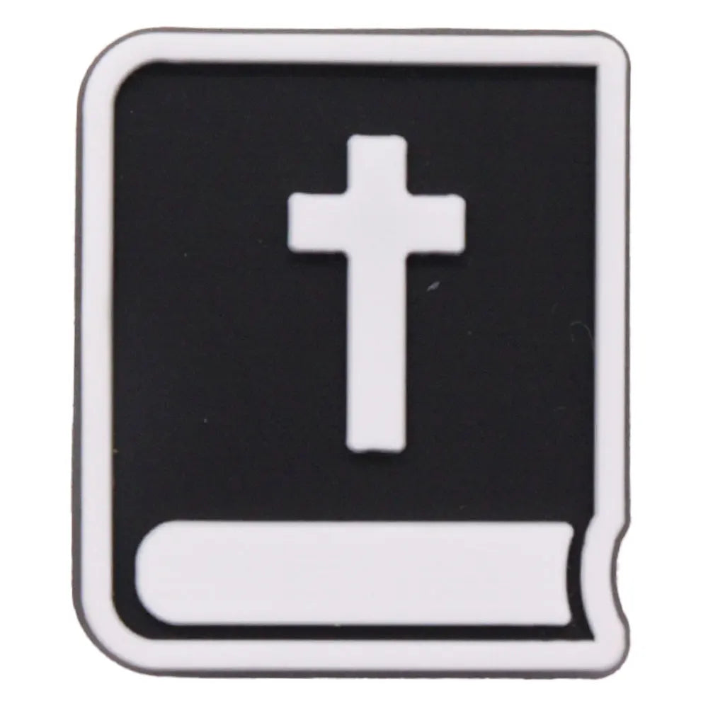 1-14Pcs Faith Jesus Love You Cross God Adult Shoe Buckle Charms Man Decorations DIY Kids Birthday Gifts