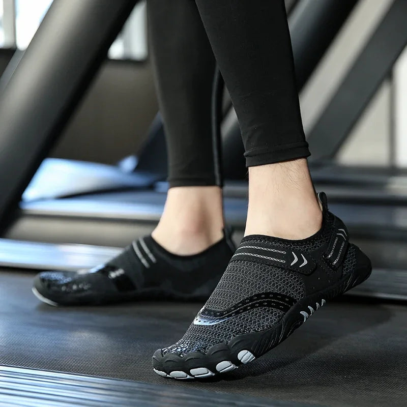 Indoor Fitness Shoes Men Women Yoga Treadmill Barefoot Shoes Gym Special Shock-absorbing Skipping Shoe Non-slip Training Sneaker