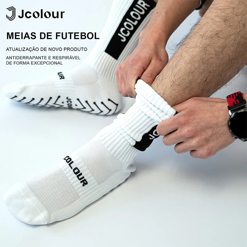5 Pops, Non-slip Sports Socks, Training Socks, Mid-top Cycling Socks, Football, Running, Fitness,Polyamide