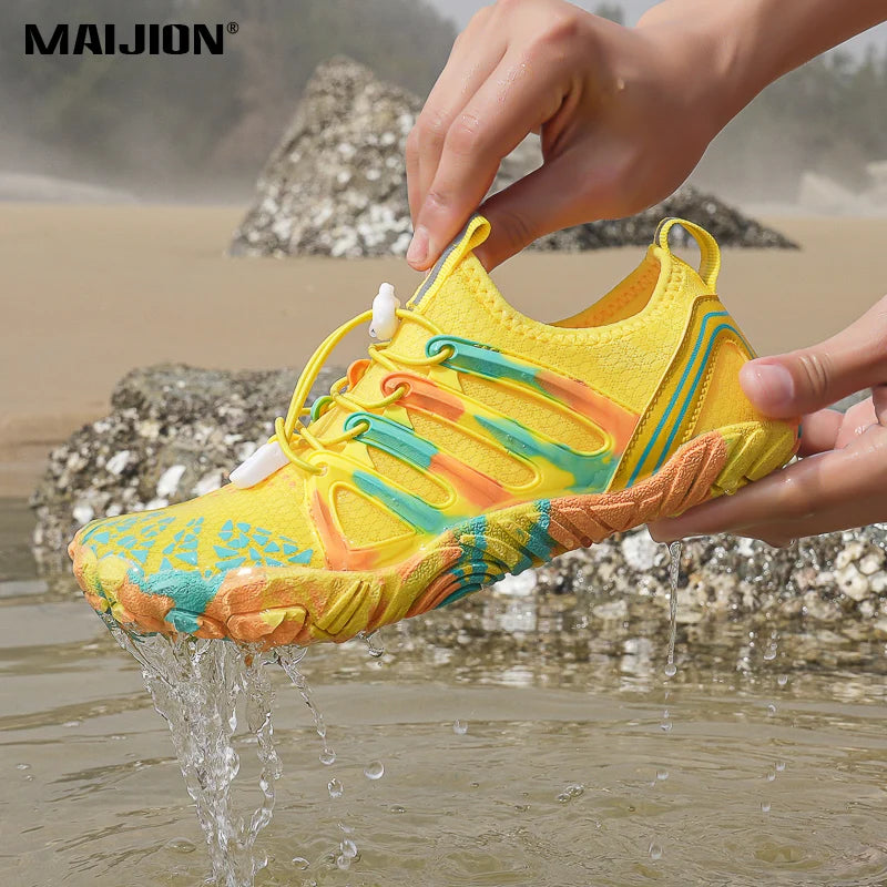 Aqua Shoes For Women Men Barefoot Water Shoes Anti-Slip Quick-Drying Outdoor Beach Upstream Wading Swimming Shoe Sneakers Unisex