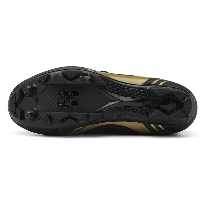 Double Buckle Cycling Shoes Men Women Nylon Bike Riding Shoes Mountain Road Bicycle Sneakers Cycling Fitness Training Shoes Male