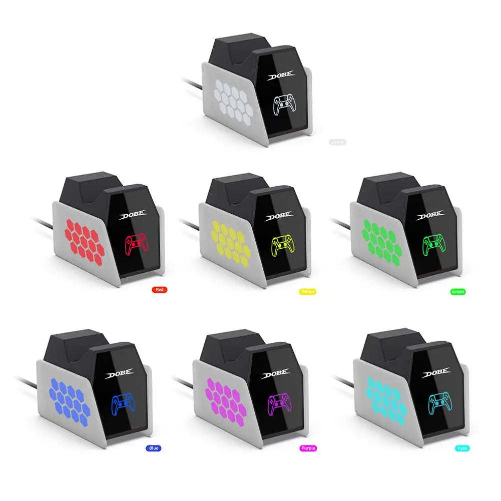 For 5 Singal Dock Wireless Gamepad for ps5 Controller Charger Station Game Controller Charging Dock