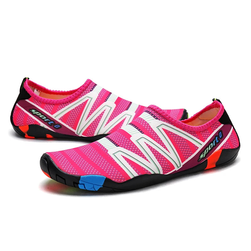 Lager Size Unisex Outdoor Aqua Shoes Couples Vacation Beach Barefoot Swimming Shoes Indoor Fitness Yoga Shoes 35-46#
