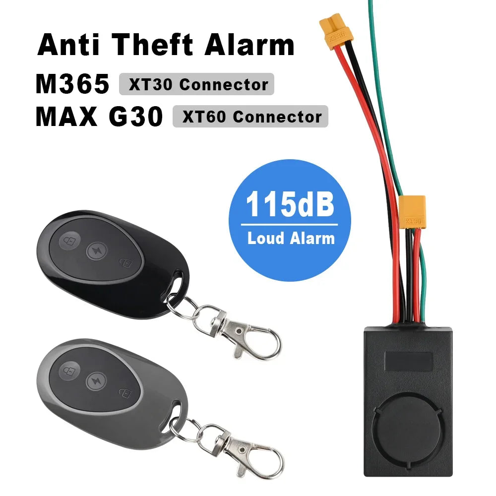 Anti-Theft Alarm Set for Xiaomi M365 Pro 2 1s for Ninebot Max G30 G30D Electric Scooter Remote Control Security Warning Speaker