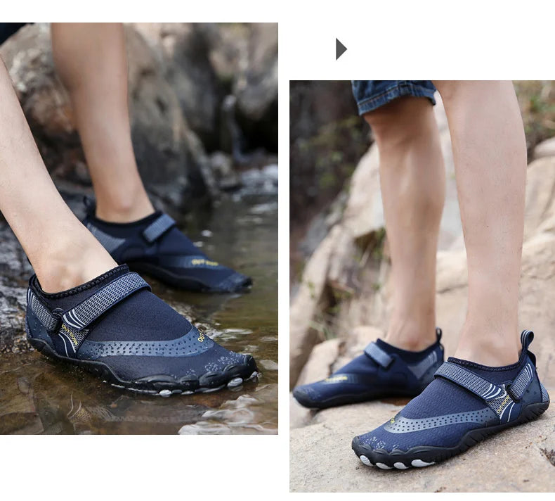 Men Water Shoes Women Wading Sneakers Drainage Barefoot Beach Aqua Shoes Quick Dry Fitness Yoga Shoes Sea Diving Swim Sandals