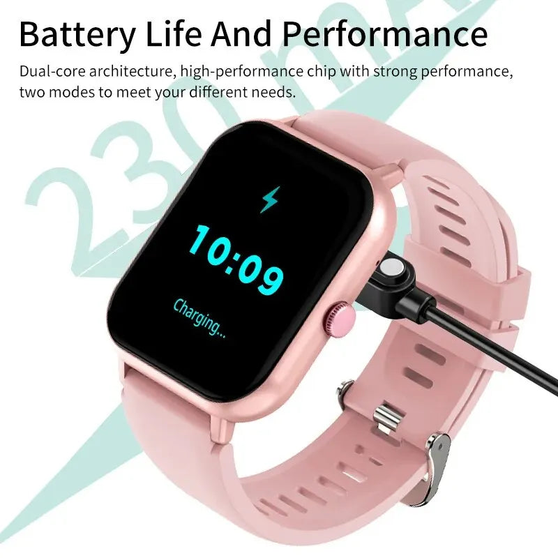 LIGE 2024 Bluetooth Calling Smart Watch For Men Women Full Touch Screen Sports Fitness Watch Man Smart Watches Women Smartwatch