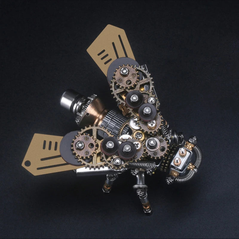 Mechanical Insect Iron Metal DIY Building Blocks 3D Three-Dimensional Assembly Model Puzzle toys Birthday Gift for Kid Adult