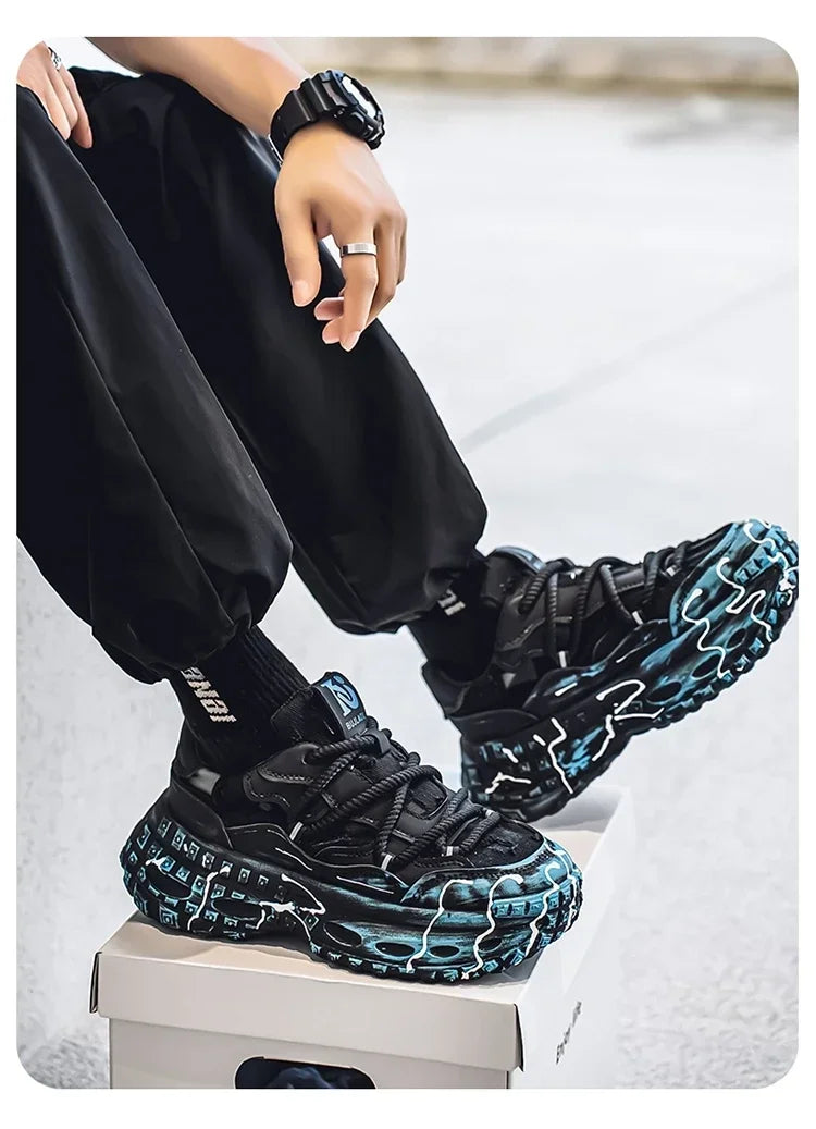 Men's Casual Shoes 2025 Shockproof Comfortable Outdoor Running Fitness Training Exercise Sneakers Size 39-44 Hot Sale Retro