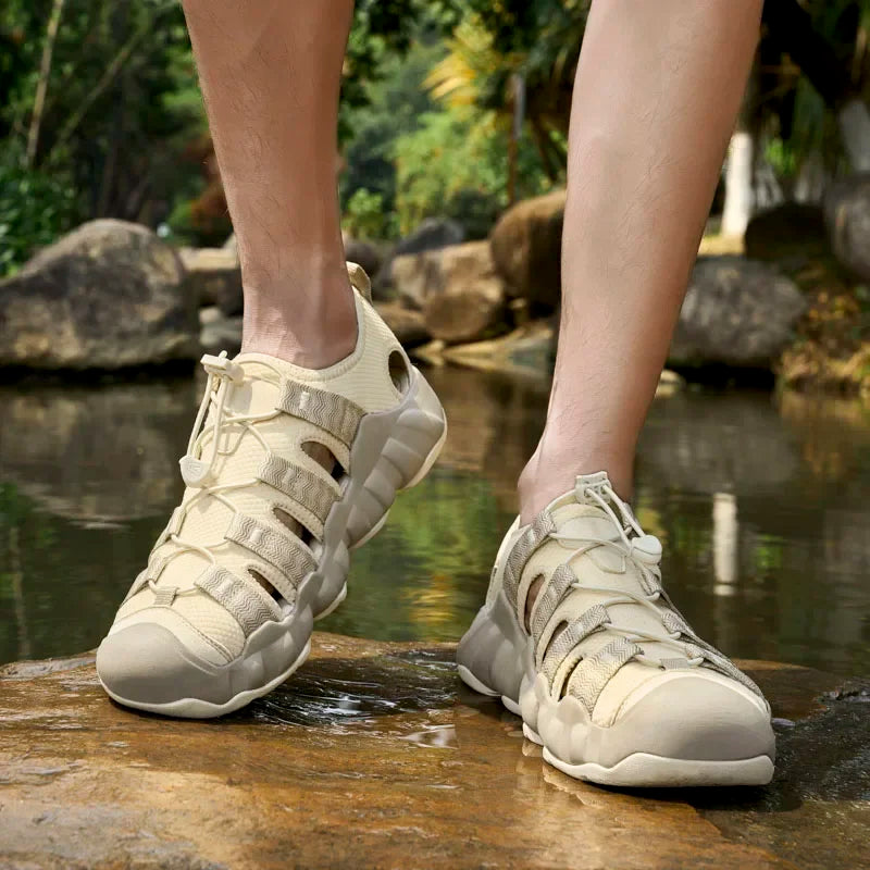Quick Dry Water Shoes Men Beach Aqua Shoes Summer Outdoor Trekking Camping Hiking River Tracing Rainforest Hike Climbing Boating