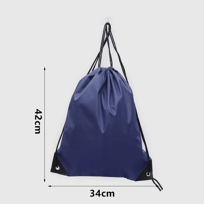 Outdoor Drawstring Gym Bag Travel bag String Bags Swimming Pool Clothes Shoes Storage Waterproof Packaging Pocket Unisex Fitness