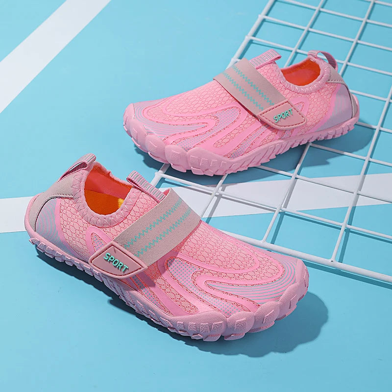 Children Boys And Girls Beach Quick Diving Shoes Qianjiang Swimming Shoes Indoor Fitness Floor Shoes Bathroom Shoes 28-38#