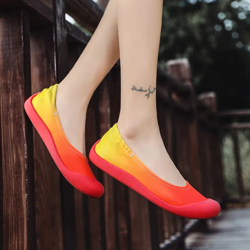 RYAMAG Women Shoes Outdoor Casual Sneakers Yoga Dance Shoes Fitness Shoes Comfortable Lightweight Loafers Slipon Sporting Flats