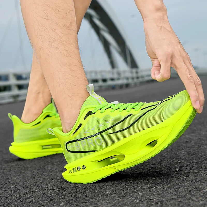Men's Sneakers 9PRO Carbon Board Skeleton Cushioning Marathon Running Shoes Outdoor Fitness Training Sports Tennis Shoes Women's