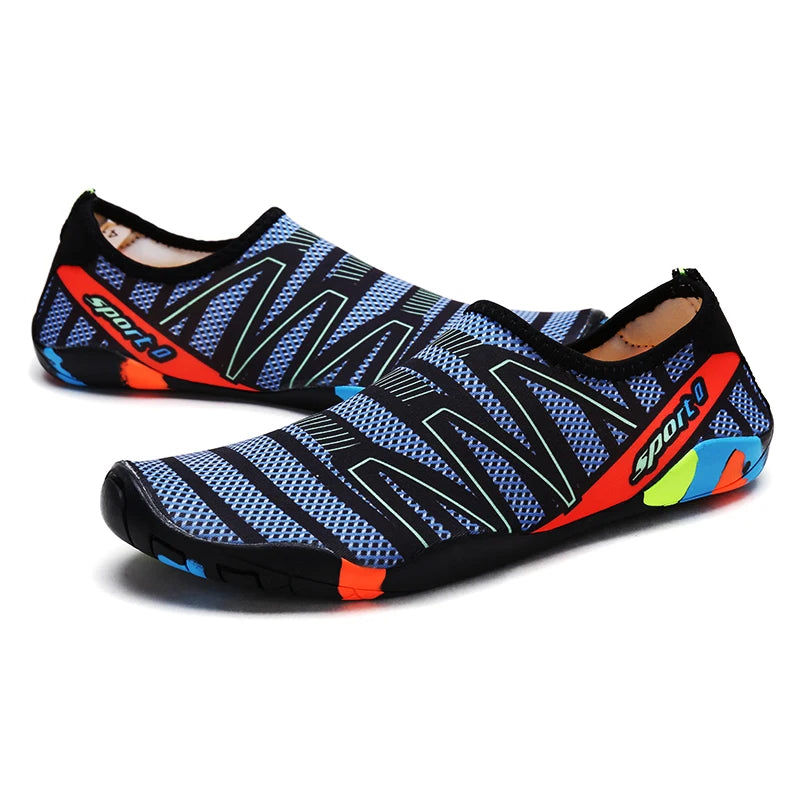 Lager Size Unisex Outdoor Aqua Shoes Couples Vacation Beach Barefoot Swimming Shoes Indoor Fitness Yoga Shoes 35-46#