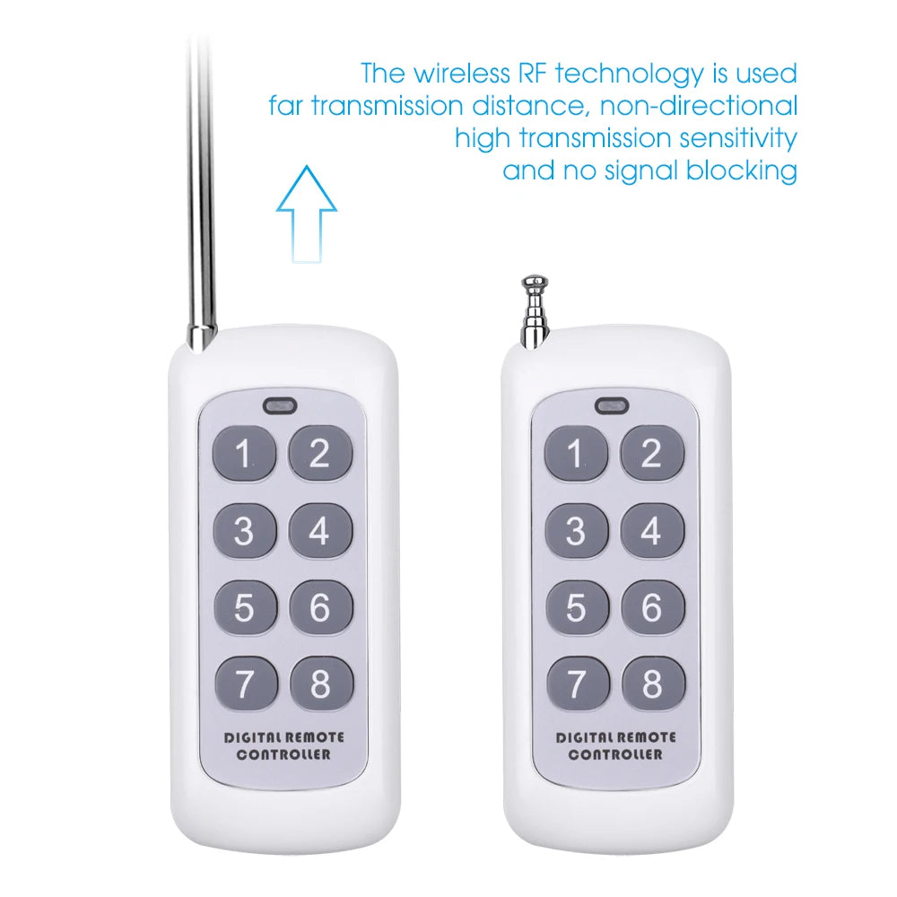 315Mhz 433Mhz Remote Control Learning Code 1527 Long Range Wireless Presenter Controller Transmitter Rf Module Abcd2/4/6/8 Keys