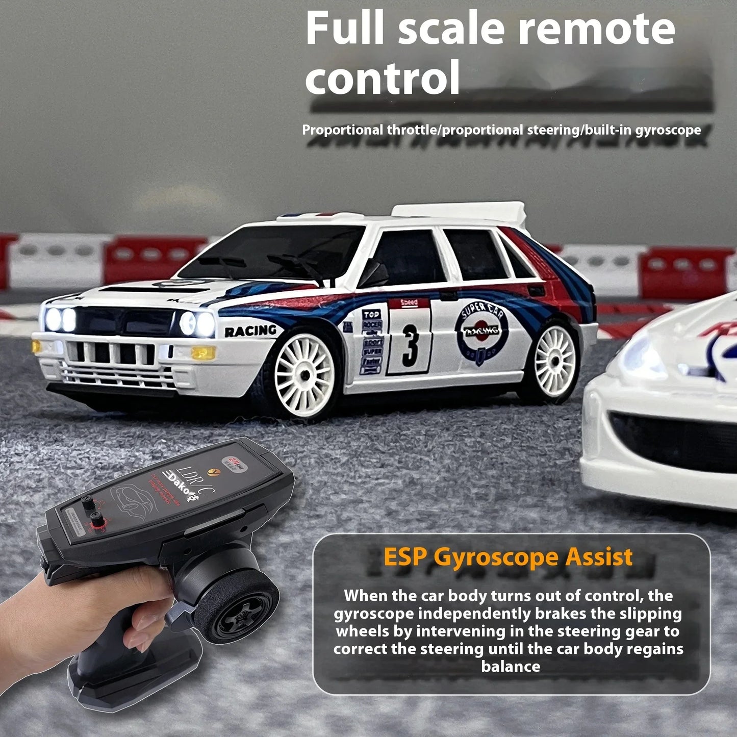 LDRC RC Drift Car 2801PRO 2802PRO 2803PRO 2804PRO 1/28 4WD With Gyroscope Full Proportional Throttle and Steering Car Toys