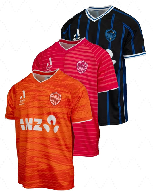 2026 Australia A-League Auckland FC match Training football jersey Autumn Sports Dry Quickly Men's T-Shirt Children's Clothing