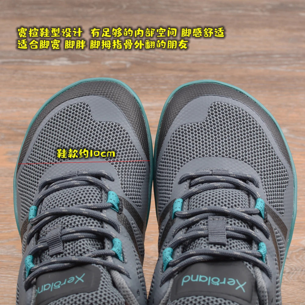 Wide Last Barefoot Shoes Hiking Cross-Country Outdoor Training Shoes Fitness Sports Leisure Non-Slip Walking Light.