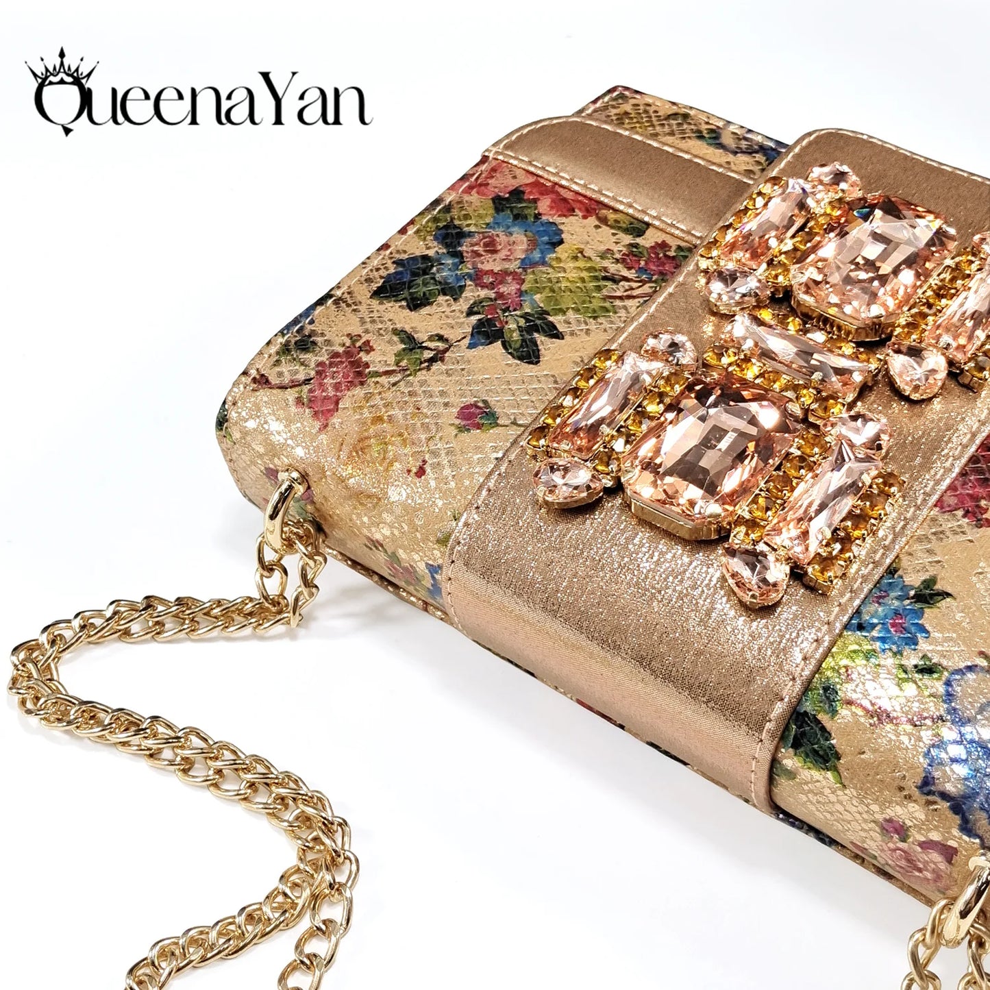 QSGFC Italian Sandals and Bags Matching Set 2025 Women Heel Party for Rose Gold Colour Wedding Bigger Size Thick Heel Shoes