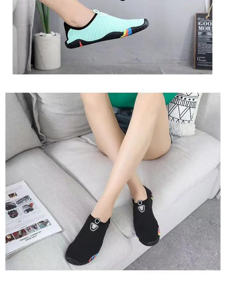 New Large Size Unisex Outdoor Non-Slip Swim Shoes Summer Beach Water Shoes Men's Aqua Shoes Women's Fitness Yoga Shoes  35-46#