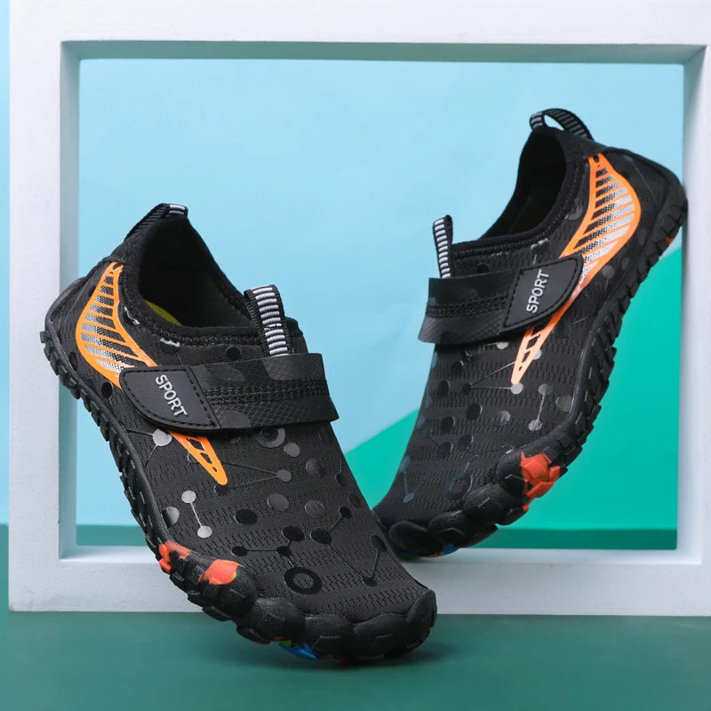 Children Boys And Girls Beach Quick Diving Shoes Qianjiang Swimming Shoes Indoor Fitness Floor Shoes Bathroom Shoes 28-38#